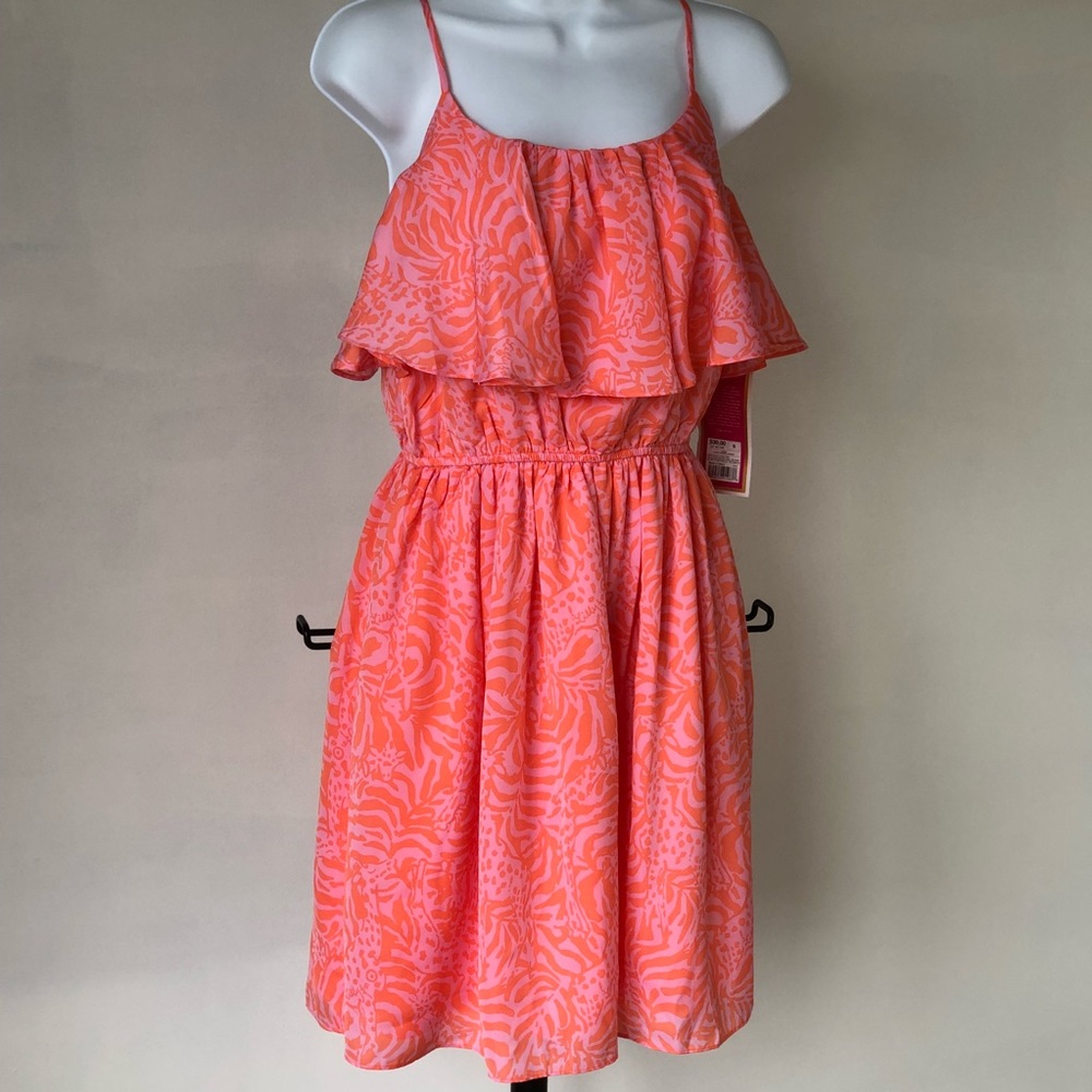NWT Lily Pulitzer Target Orange Jungle Dress S
